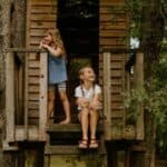 Cozy family room with fireplace and built-in bookshelves